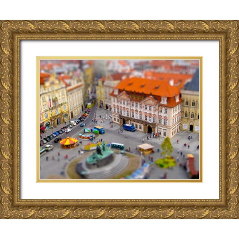 Toy Illusions IV Gold Ornate Wood Framed Art Print with Double Matting by Christensen, Jim
