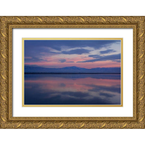 Watercolor I Gold Ornate Wood Framed Art Print with Double Matting by Geistweite, Mark