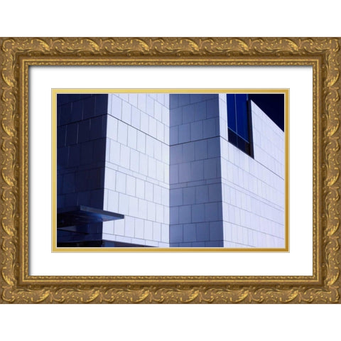 Shadows and Walls I Gold Ornate Wood Framed Art Print with Double Matting by Hausenflock, Alan