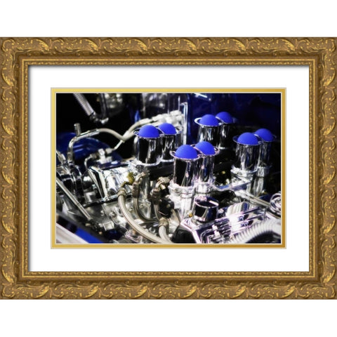 Injected Power Gold Ornate Wood Framed Art Print with Double Matting by Hausenflock, Alan