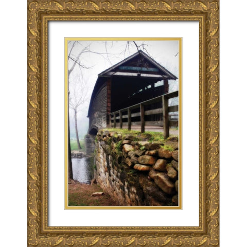 Humpback Bridge IV Gold Ornate Wood Framed Art Print with Double Matting by Hausenflock, Alan