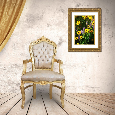 Summer Glory I Gold Ornate Wood Framed Art Print with Double Matting by Hausenflock, Alan