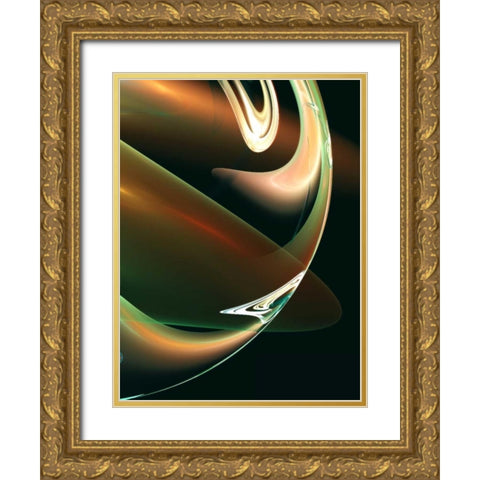Loop the Loop I Gold Ornate Wood Framed Art Print with Double Matting by Hausenflock, Alan