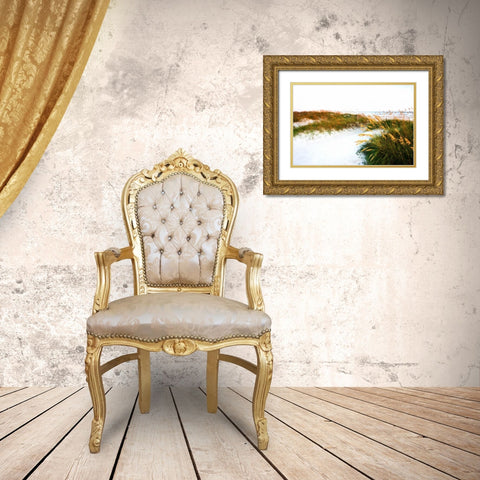 Sullen Sky II Gold Ornate Wood Framed Art Print with Double Matting by Hausenflock, Alan