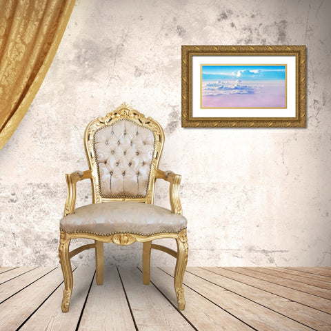 Above the Clouds II Gold Ornate Wood Framed Art Print with Double Matting by Hausenflock, Alan