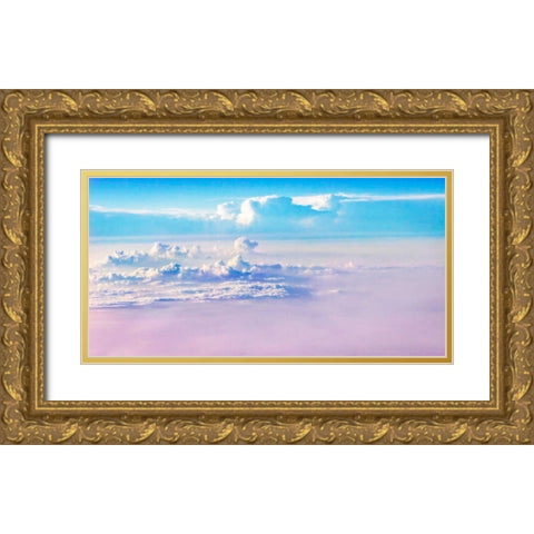 Above the Clouds II Gold Ornate Wood Framed Art Print with Double Matting by Hausenflock, Alan