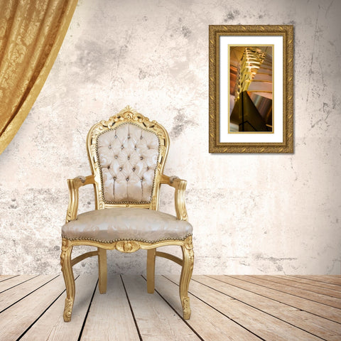 Pillars of Light II Gold Ornate Wood Framed Art Print with Double Matting by Hausenflock, Alan