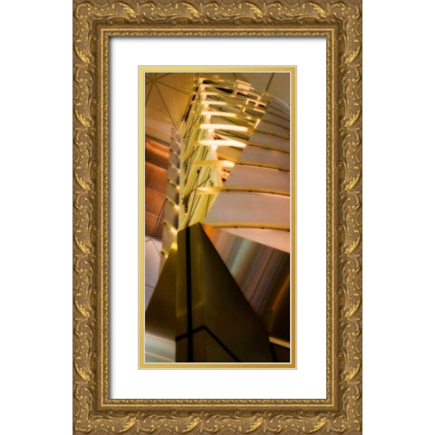 Pillars of Light II Gold Ornate Wood Framed Art Print with Double Matting by Hausenflock, Alan