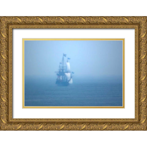 Godspeed Gold Ornate Wood Framed Art Print with Double Matting by Hausenflock, Alan