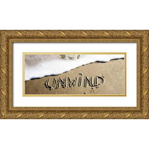 Unwind Gold Ornate Wood Framed Art Print with Double Matting by Hausenflock, Alan