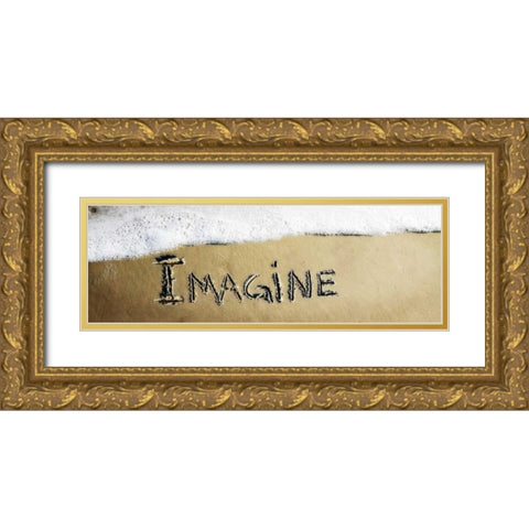 Imagine Gold Ornate Wood Framed Art Print with Double Matting by Hausenflock, Alan