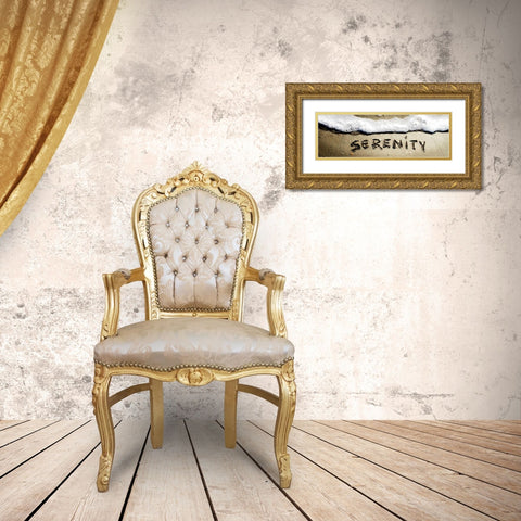 Serenity Gold Ornate Wood Framed Art Print with Double Matting by Hausenflock, Alan