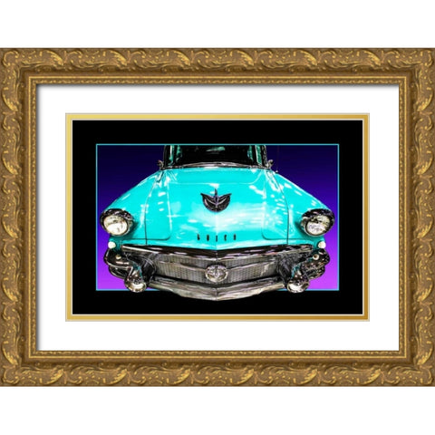 Classic Cruiser II Gold Ornate Wood Framed Art Print with Double Matting by Hausenflock, Alan