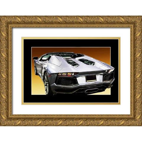 Italian Supercar I Gold Ornate Wood Framed Art Print with Double Matting by Hausenflock, Alan