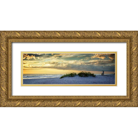Late Summer Sunrise II Gold Ornate Wood Framed Art Print with Double Matting by Hausenflock, Alan