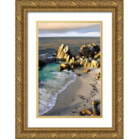 Lovers Point III Gold Ornate Wood Framed Art Print with Double Matting by Hausenflock, Alan