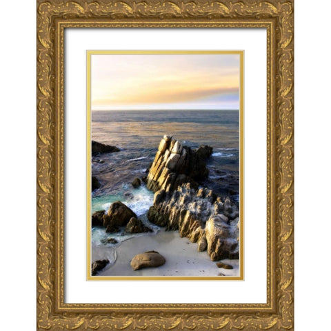 Lovers Point IV Gold Ornate Wood Framed Art Print with Double Matting by Hausenflock, Alan