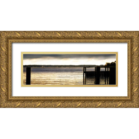 Foreboding Sunrise II Gold Ornate Wood Framed Art Print with Double Matting by Hausenflock, Alan