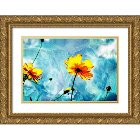 Reaching for the Sun III Gold Ornate Wood Framed Art Print with Double Matting by Hausenflock, Alan