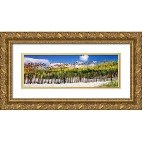Summer at the Beach III Gold Ornate Wood Framed Art Print with Double Matting by Hausenflock, Alan