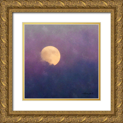 Moonrise Gold Ornate Wood Framed Art Print with Double Matting by Hausenflock, Alan