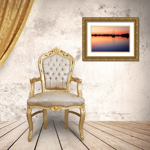 New Day Dawning Gold Ornate Wood Framed Art Print with Double Matting by Hausenflock, Alan