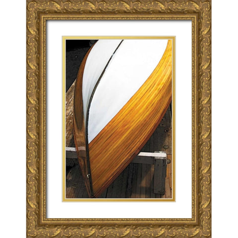 New Boat I Gold Ornate Wood Framed Art Print with Double Matting by Hausenflock, Alan