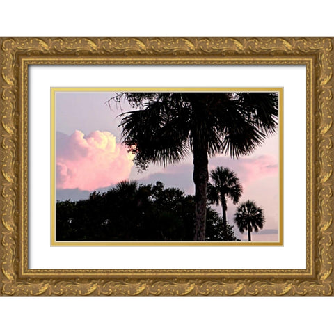 Days End II Gold Ornate Wood Framed Art Print with Double Matting by Hausenflock, Alan