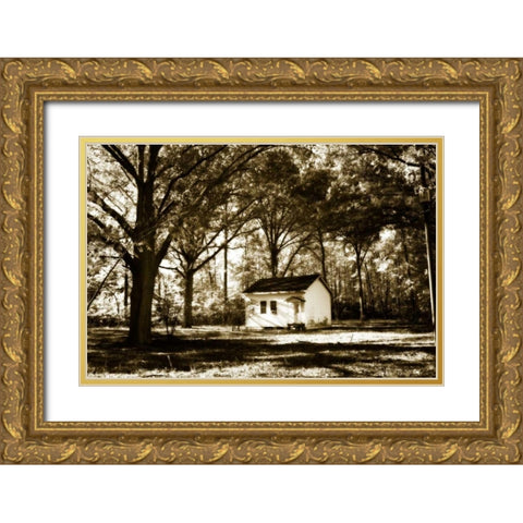 Joes Place II Gold Ornate Wood Framed Art Print with Double Matting by Hausenflock, Alan