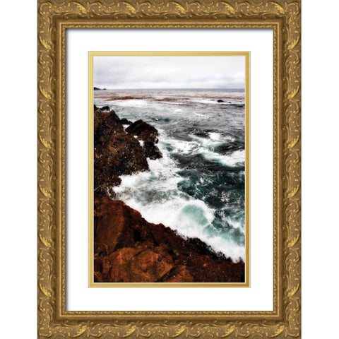 Sand Hill Cove I Gold Ornate Wood Framed Art Print with Double Matting by Hausenflock, Alan