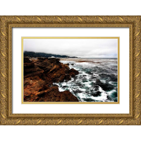 Sand Hill Cove III Gold Ornate Wood Framed Art Print with Double Matting by Hausenflock, Alan