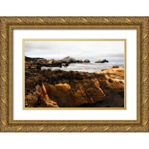 Sand Hill Cove IV Gold Ornate Wood Framed Art Print with Double Matting by Hausenflock, Alan