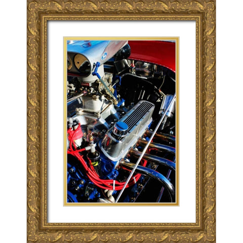 Hot Rod I Gold Ornate Wood Framed Art Print with Double Matting by Hausenflock, Alan