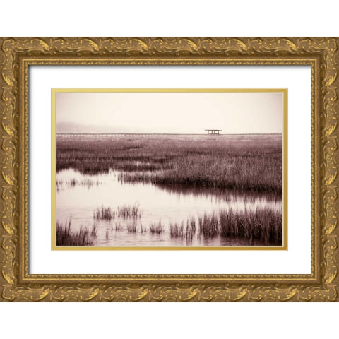 Retreat II Gold Ornate Wood Framed Art Print with Double Matting by Hausenflock, Alan