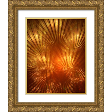 Scalloped Fantasy Gold Ornate Wood Framed Art Print with Double Matting by Hausenflock, Alan