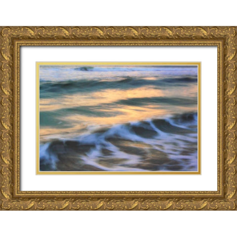 Dream Waves I Gold Ornate Wood Framed Art Print with Double Matting by Hausenflock, Alan