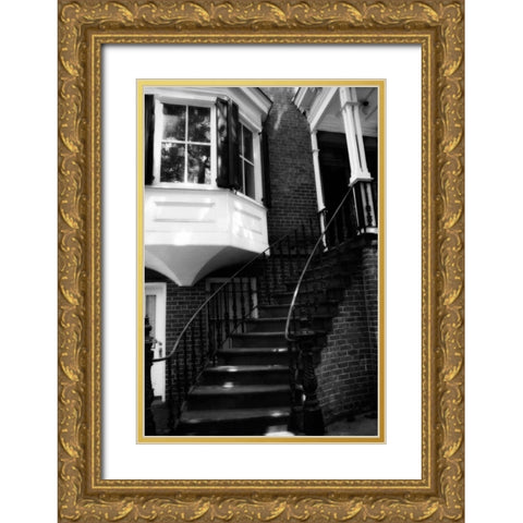 Savannah Style III Gold Ornate Wood Framed Art Print with Double Matting by Hausenflock, Alan