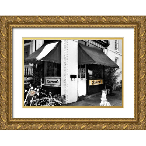 Neighborhood Diner II Gold Ornate Wood Framed Art Print with Double Matting by Hausenflock, Alan