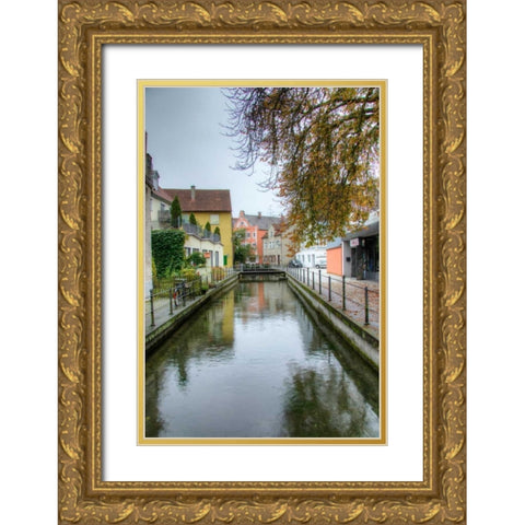 Memmingen II Gold Ornate Wood Framed Art Print with Double Matting by Johnson, George