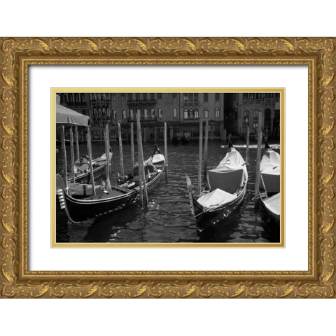Classic Venice I Gold Ornate Wood Framed Art Print with Double Matting by Johnson, George