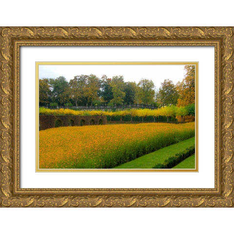 Wurzburg II Gold Ornate Wood Framed Art Print with Double Matting by Johnson, George