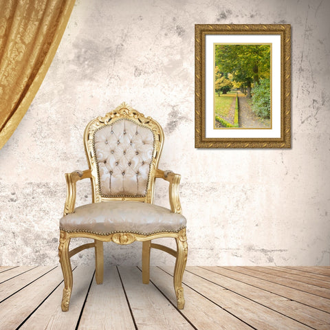 Wurzburg V Gold Ornate Wood Framed Art Print with Double Matting by Johnson, George