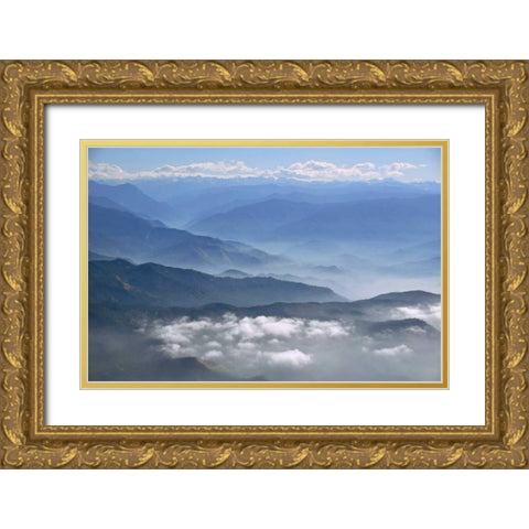 Kern Valley VI Gold Ornate Wood Framed Art Print with Double Matting by Kidd, Brian