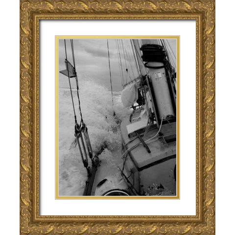 Life at Sea I Gold Ornate Wood Framed Art Print with Double Matting by Kidd, Brian