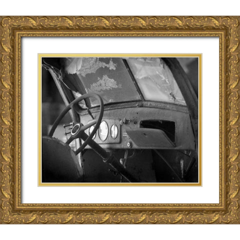 Dash Board III Gold Ornate Wood Framed Art Print with Double Matting by Larson, Scott