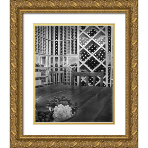 Tasting Room I Gold Ornate Wood Framed Art Print with Double Matting by Larson, Scott