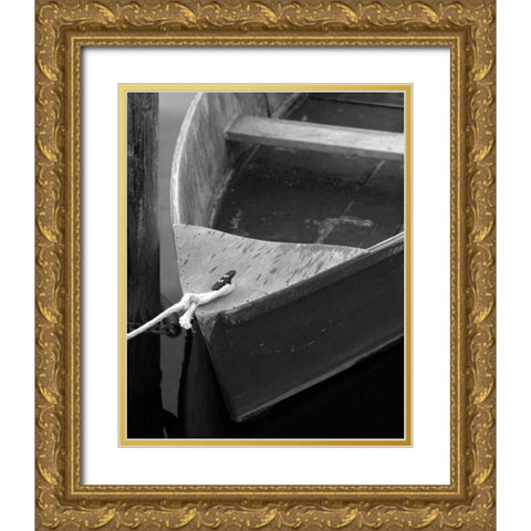 Fishing Boat III Gold Ornate Wood Framed Art Print with Double Matting by Larson, Scott