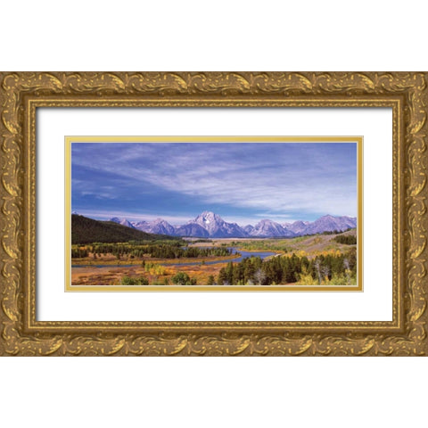 Grand Teton National Park I Gold Ornate Wood Framed Art Print with Double Matting by Leahy, Ike