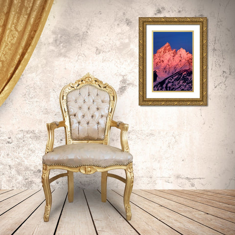 Grand Teton National Park III Gold Ornate Wood Framed Art Print with Double Matting by Leahy, Ike