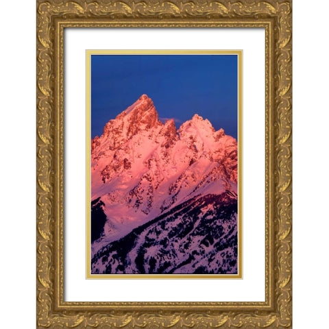 Grand Teton National Park III Gold Ornate Wood Framed Art Print with Double Matting by Leahy, Ike